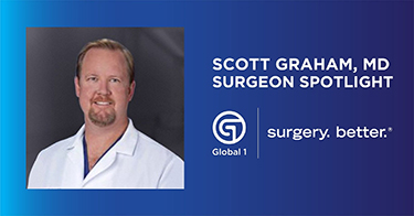As a Global 1 surgeon, Dr. Graham helps make surgery better
