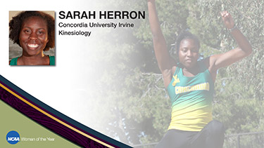 Sarah Herron Named Among 30 Finalists For NCAA Woman Of The Year