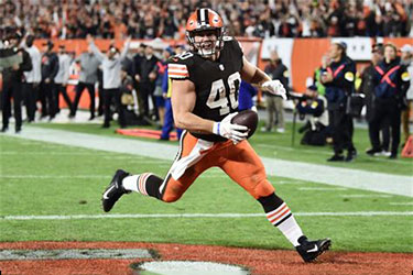 Johnny Stanton IV, Browns Fullback, Gets First NFL Touchdown!!